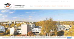 Desktop Screenshot of gymcheb.cz