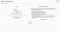 Desktop Screenshot of moodle2.gymcheb.cz